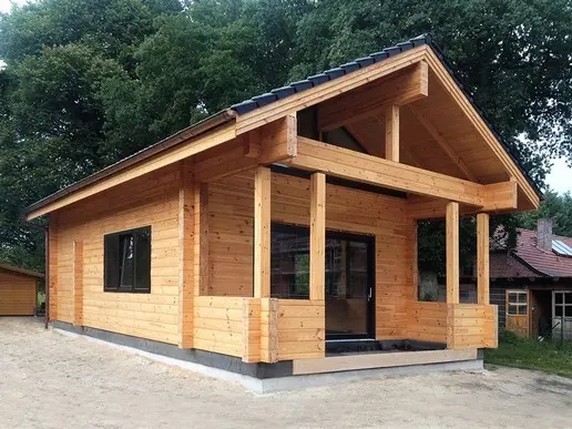 Дом из клееного бруса в Папенбурге, Германия