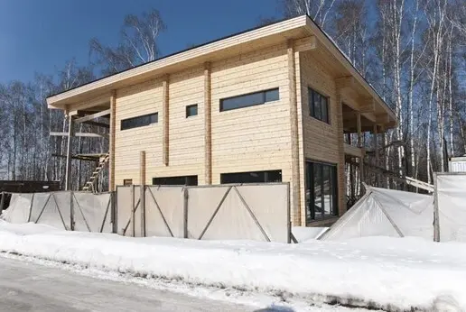 Дом из бруса, проект "Американо"